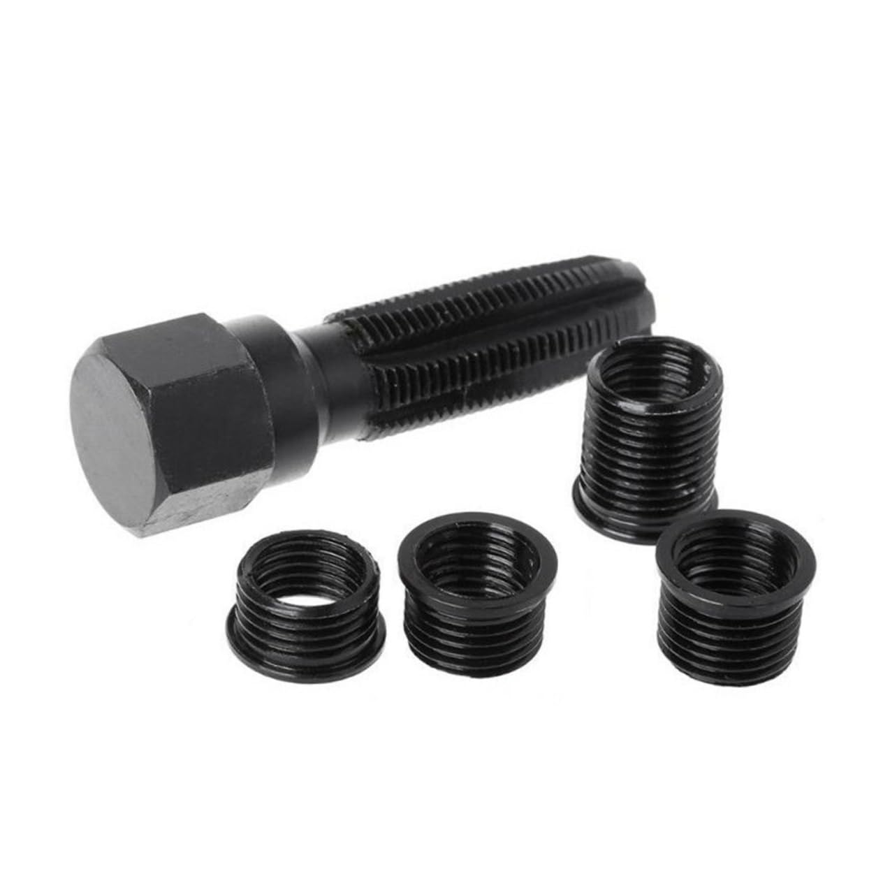 PartyKindom 14mm Thread Repair Kit Ignition Plug Repair Tool Helicoil Insert Kit Random Color