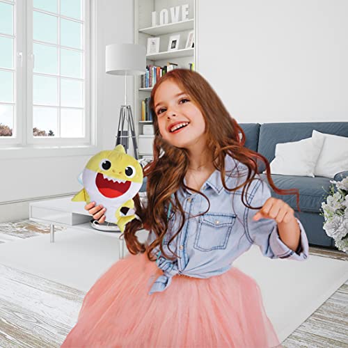 Image of Pinkfong Baby Shark Plush Singing Plush Toy 8 Inch for The Kids of 1 Year and Above, White, (BS60001)