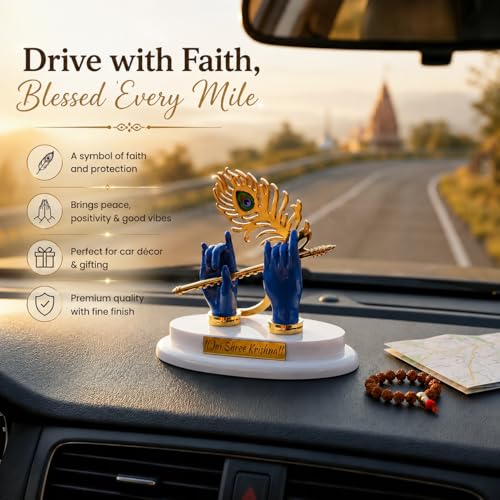 Image of ZAICUS Idol for Car Dashboard & Home Decor - Miniature Statue for Temple, Office Desk & Spiritual Gift Showpiece
