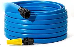 Mangueira Antitorção Resistente e Reforçada Azul para Jardim 50M - Não Enrola, Resistente a UV, Ideal para Regar Plantas e Lavar Quintais(10 Metros)