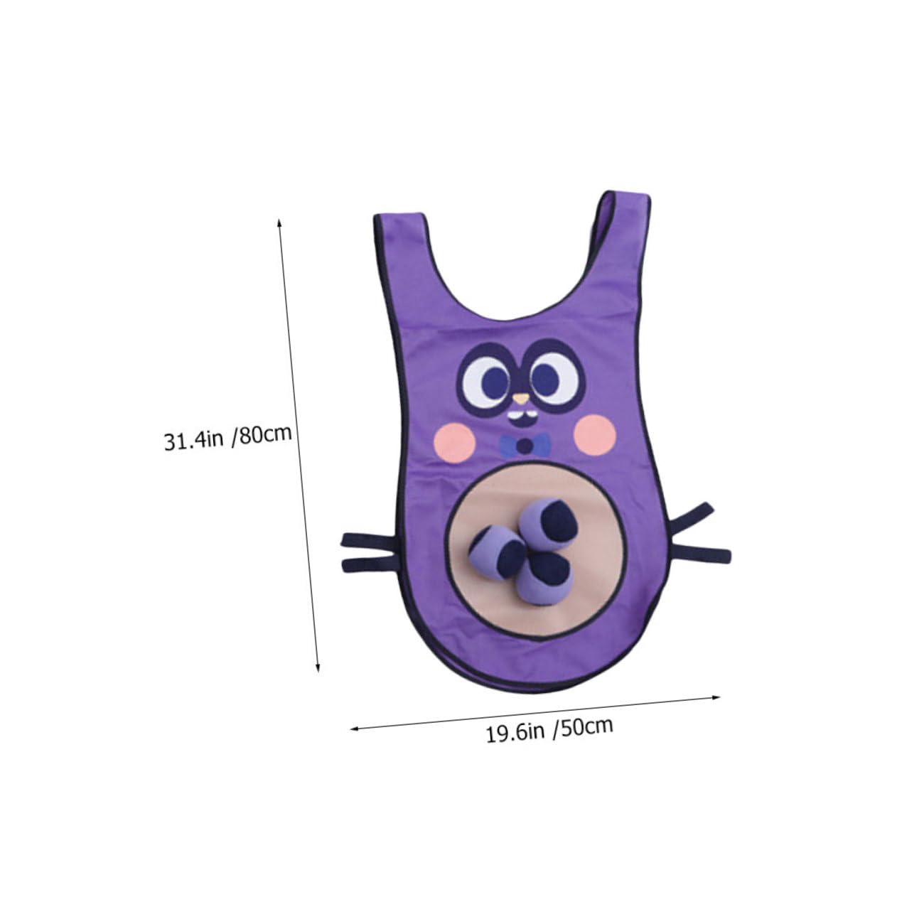Toyvian Vestito Palla Appiccicosa Giochi Esterni per Bambini Età 3-8 Anni Materiale Oxford Poliestere Colore Casuale