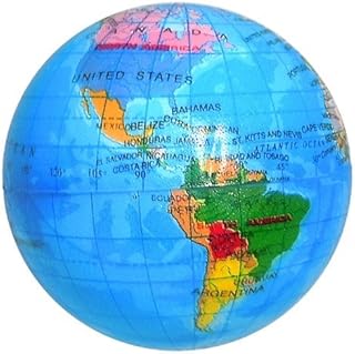 Globe Squeeze Stress Ball - 3 inch
