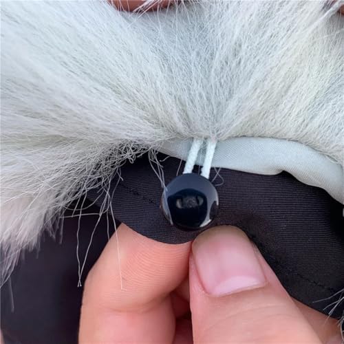 Queenbox 5.9x29.5in Detachable Faux Fur Collar, Hood Trim Replacement Scarf Wrap for Coat Sweater Jacket, Purple3