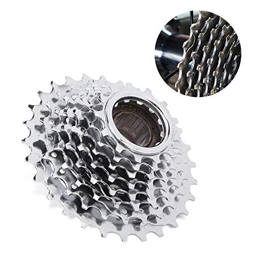 Volante traseiro de bicicleta com resistência ao desgaste brilhante, montanha de(8 speed-chrome plat