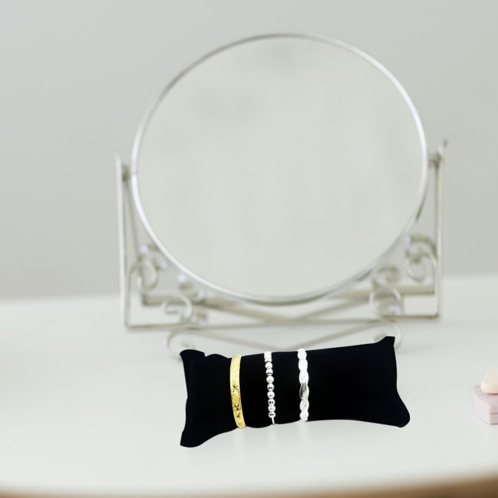 4 Pezzi Cuscino In per Orologiocuscino， Orologi Cuscino per Esposizione， Cuscino per Bracciale，Guarda Il Cuscino Porta Bracciale， per Bracciale Adatto per Esporre Braccialetti, Orologi e Altri Gioiell