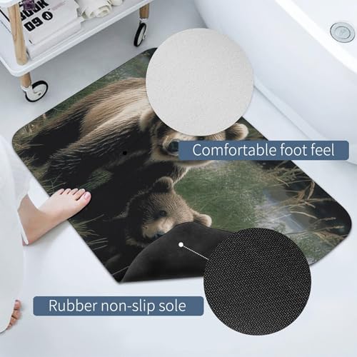 Tapis absorbant l'eau pour entrée glissante - Tapis de sol antidérapant