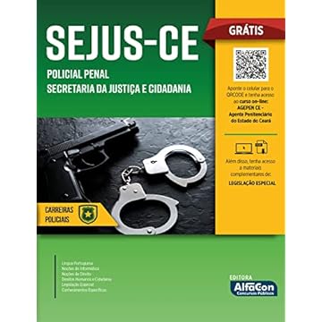Capa do livro Policial Penal - Secretaria da Justiça e Cidadania – SEJUS CE