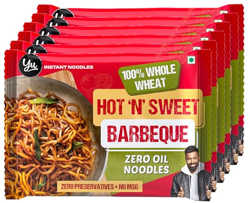See full amazon price history chart for 100% Whole Wheat Hot & Sweet Barbeque Instant Noodles - Zero Preservatives Zero Oil Zero Maida & Zero MSG - Atta Noodles Ready in 6 Mins - Veg - 420g (70g x Pack of 6) - Yu 100% Whole Wheat Hot & Sweet Barbeque Instant Noodles - Zero Preservatives Zero Oil Zero Maida & Zero MSG - Atta Noodles Ready in 6 Mins - Veg - 420g (70g x Pack of 6) - Yu (B0DG55NYZG) Amazon Price History, Amazon Price Tracker