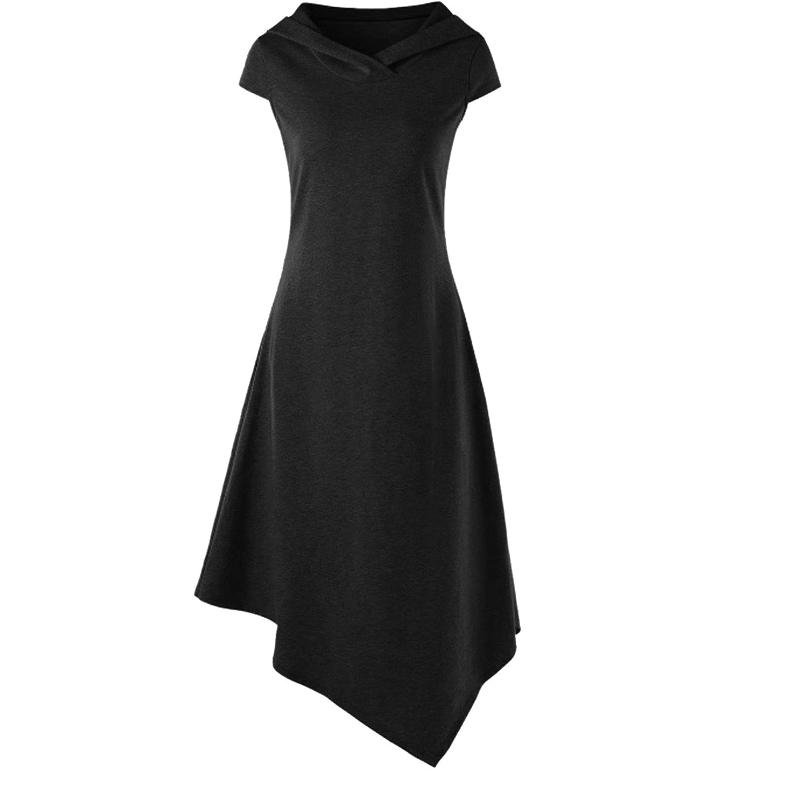 riou Disfraces Medievales Mujer Elegantes Talla Grande Retro Cuello Cuadrado Vestido Irregular Manga Larga Vestido Ceremonia Mujer Halloween Cosplay Disfraz para Carnaval