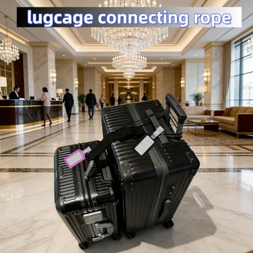 Multi usestrong Adjustable Luggage Straps,Luggage Connector Straps, Suitable for Travel Bags and suitcases Equipped with 2 Tags(6pcs) - Image 8