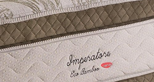 Cama Box + Colchão King Size Imperatore Eco Bamboo Herval 193x203x62