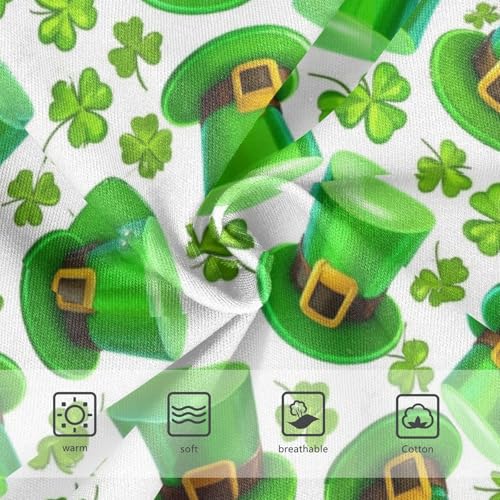 Joisal Green Leaf Shamrocks Cap Girls Underwear Toddlers 2t Cotton Panties for Girl Fun Briefs Underpants3