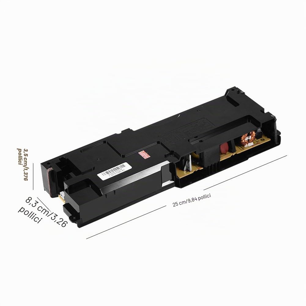 Videogiochi e periferiche Demeras Alimentatore sostitutivo Modulo di Alimentazione a 4 Pin unità Sostitutiva 4 Serie CUH-1100A Resistente all'Usura Nero