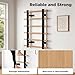Multi-Function Half Body Swedish Wall Ladder Stall Bar – Sturdy Solid Wood & Steel Frame for Home Gym, Wall Mounted Pull Up & Climbing Bar for Full Family Strength, Stretch & Fitness Training