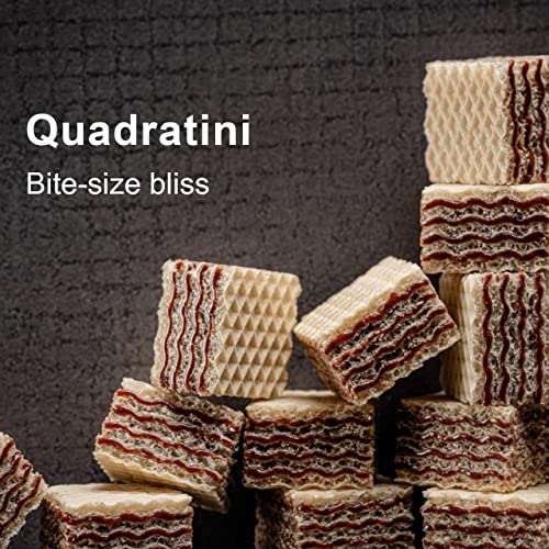 Image of Loacker Quadratini Cappuccino Wafer Cookies, 30% Less Sugar, 6-Pack