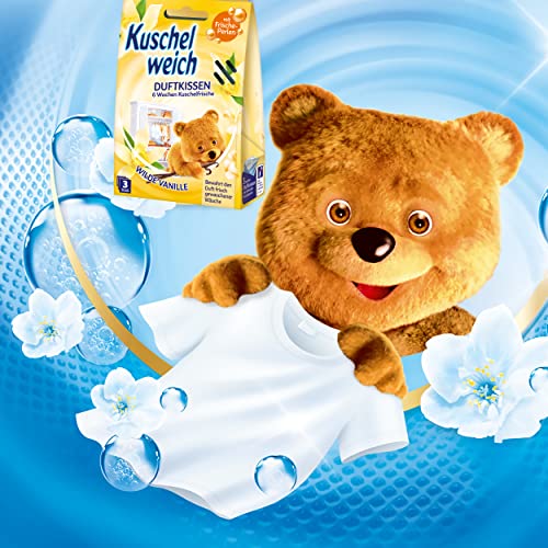 Kuschelweich Duftkissen für den Kleiderschrank - 3er Pack Schrankduft-Kissen - Frische für bis zu 6 Wochen - Wilde Vanille