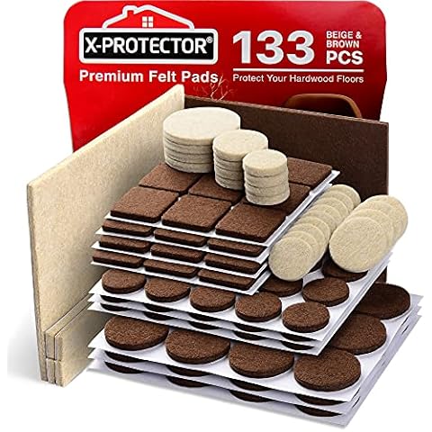 Felt Furniture Pads X-PROTECTOR 133 PCS Cover