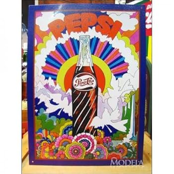 ペプシコーラの看板 PEPSI ダイカットエンボスメタルサイン COLA VENDING MACHINE