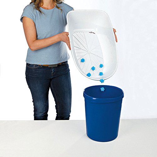 Image of Trixie 3 Part with Separating System Berto Top Litter Tray (Light Taupe, 23x15x17 Inch)