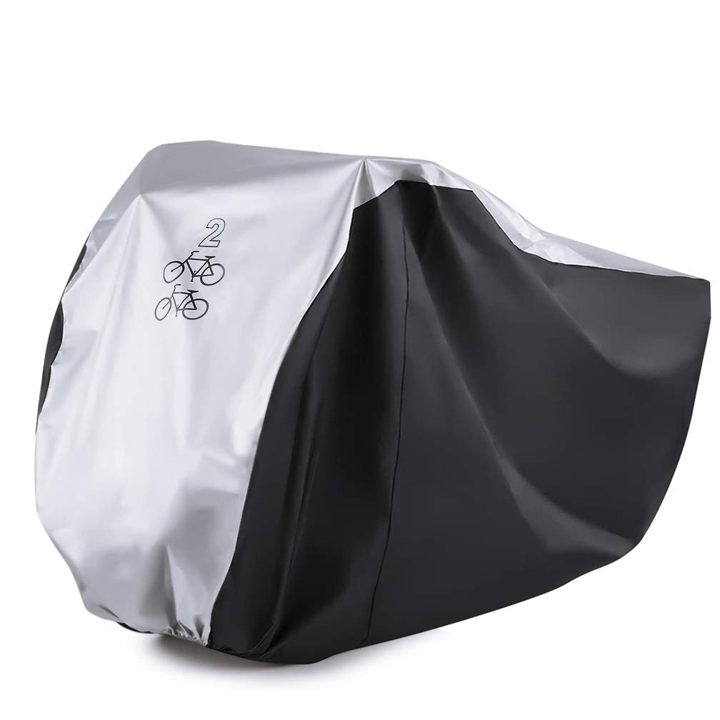 Maveek for 2 Bike Cycle Bicycle Rain Waterproof Cover All Weather Dust Resistant UV Protection