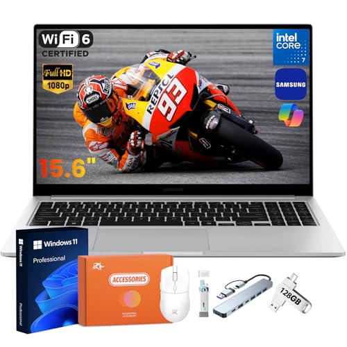 Samsung Galaxy Book4 ノートパソコン 学生用 インテル CPU(Core 7 150U) 15.6インチ アンチグレアディスプレイ 16GB RAM 1TB SSD ドルビーアトモス 薄型 WiFi 6 長寿命 Windows 11 P