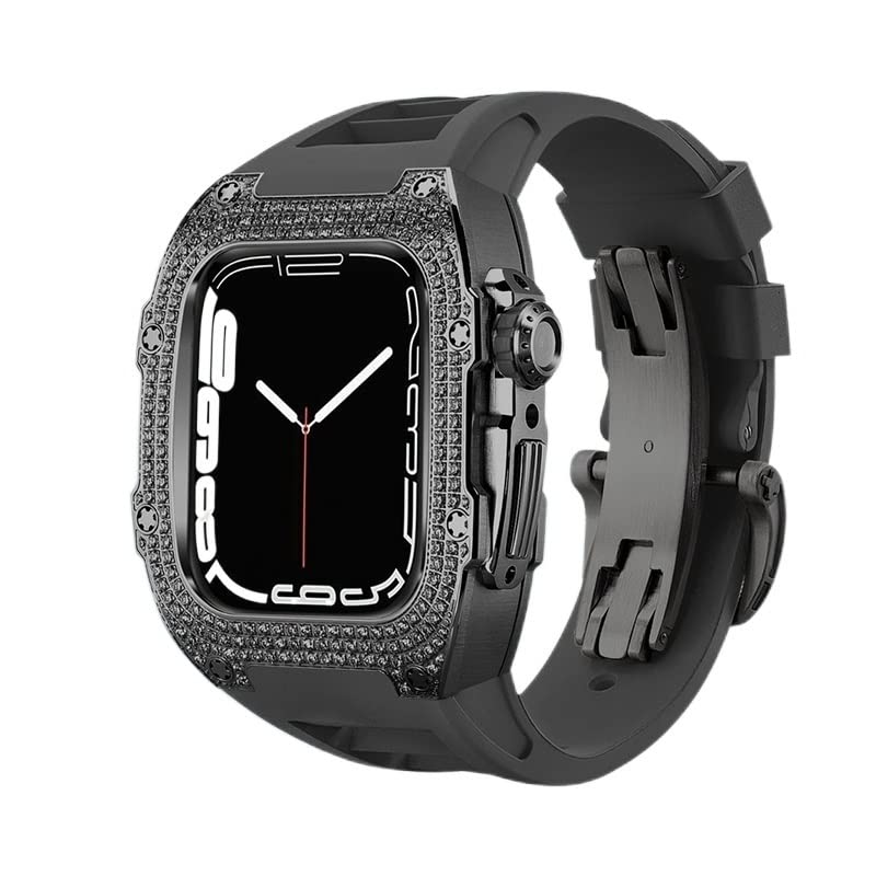 Kit modification Apple Watch 45mm bracelet caoutchouc pour le quotidien