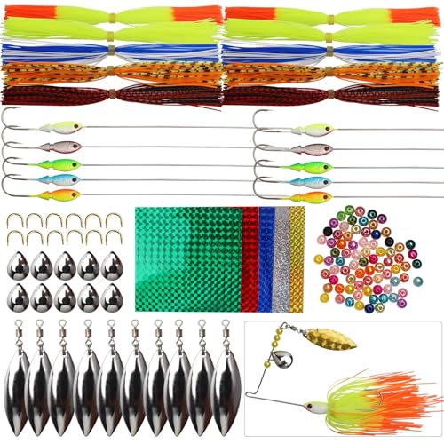 Dovesun 107pc Spinnerbait Kit