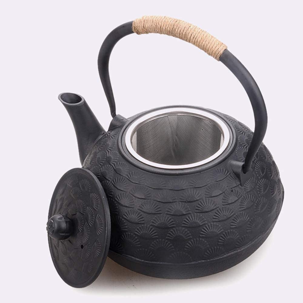 Japonaise Théière Théière en Fonte 60oz/1.8L Théière En Fonte Pot De Thé Pot De Fer Grande Capacité Vieux Pot De Fer Pot De Style Chinois En Fonte De Fonte Pot Theiere en Fonte