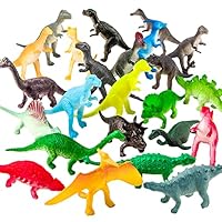 72 Piece Mini Dinosaur Figures Set for Kids Education,Assorted Vinyl Plastic Dinosaur Figure, Dino Dinosaur Playset Toys For Boys Cupcake Toppers Party Favors Learning Resources