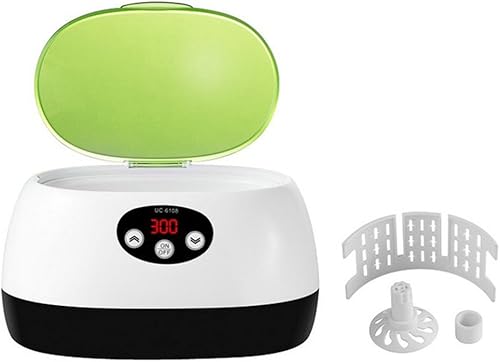 50 W 20.3 fl oz Digital grado comercial limpiador ultrasónico máquina de limpieza anteojos Sunglass Limpiador de joyería con temporizador digital no