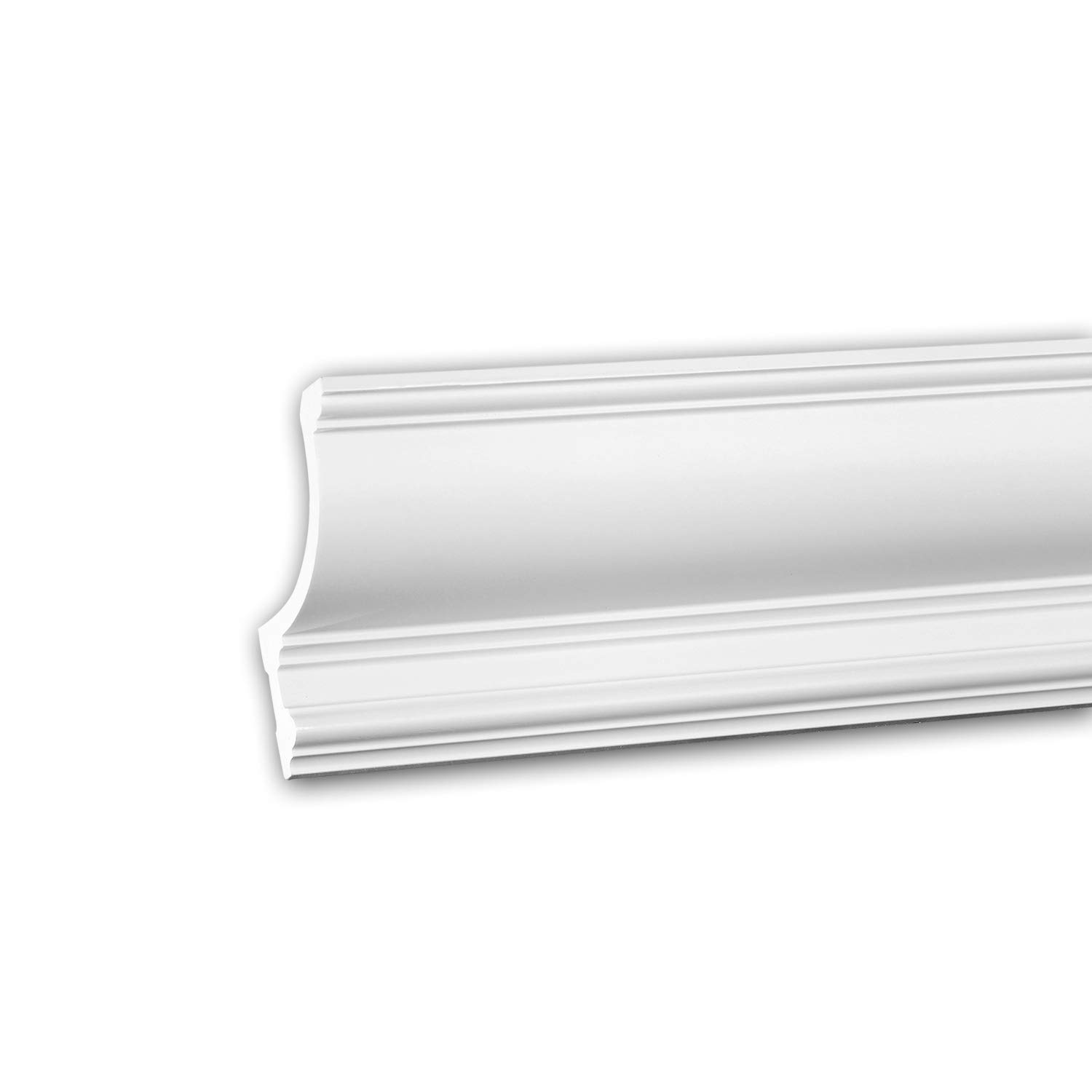 Cornisa flexible de poliuretano Profhome moldura de lujo para paredes curvas