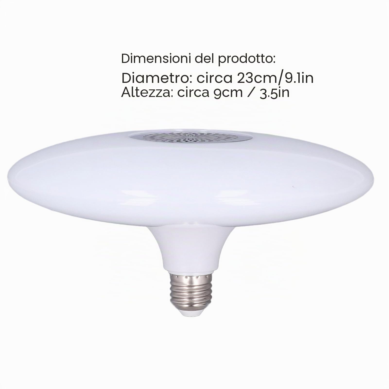 Lampadine LED, Lampadina con Altoparlante Modalità Multiple di Effetti di Luce Lampadina RGB Smart Music con Telecomando per Camera da Letto Soggiorno Feste di Famiglia Club Bar