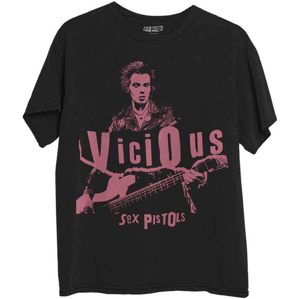 The Sex Pistols T Shirt Sid Vicious Photo Official Mens Black S