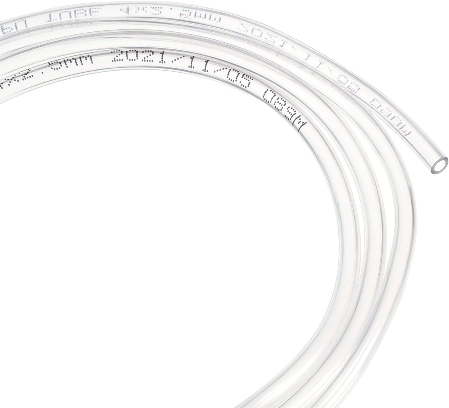 M METERXITY Pneumatic Tubing - Polyurethane Air Compressor Hose Pipe, Apply to Air Line Transfer (4mm OD 2.5mm ID, 16Ft, Black)