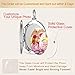 Custom4U Personalizado Locket para Mujeres Colgante Ovalado con Foto Propia Plata de...