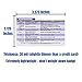 IV (Intravenous) Solution Reference Horizontal Badge Card - Excellent Resource for Nurses, Nursing Clinicals, and RN Students - Great Nursing School Supplies and Accessories