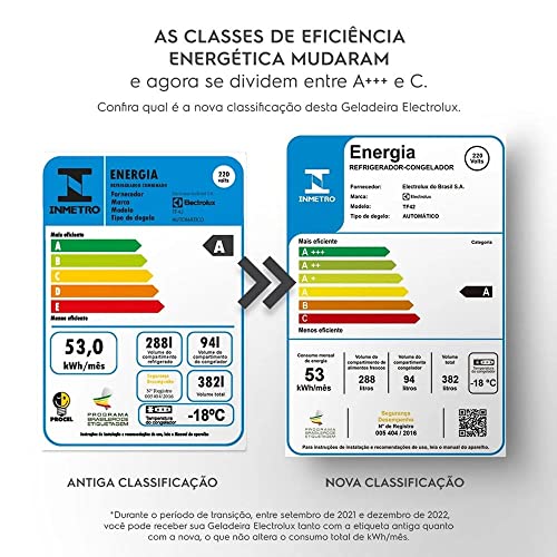 Geladeira Electrolux Top Freezer 382L Branco (TF42) 220V