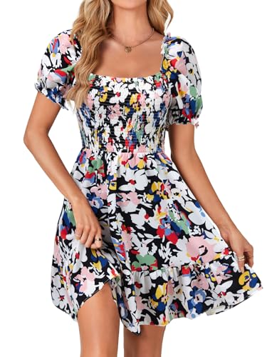 Image of Rooscier Women's Summer Boho Mini Dress