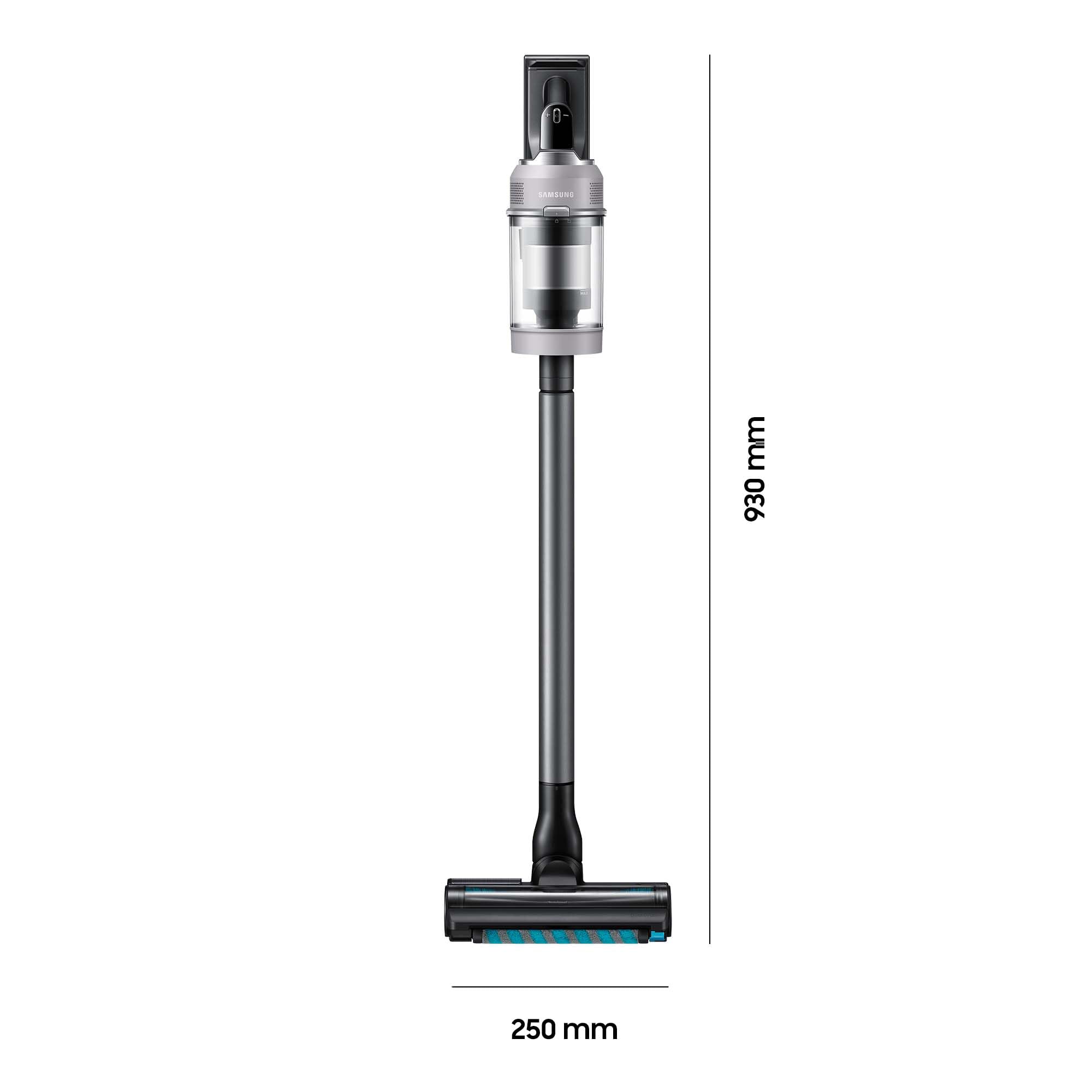 Samsung VS80F28ELP/WD Bespoke AI Jet PetPRO, Akku-Handstaubsauger mit Tierhaar-Bürste, Inkl. Zubehör, 280 W, All-In-One-Station, Jet Dual+ Bürste, Pet Tool+, Kombidüse, Teleskop‑Fugendüse, Pebble Gray