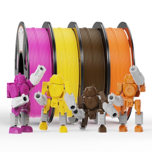 Image of YOOPAI PLA+ Filament 1.75mm, 250g Starter Color Bundle, 4 Rolls