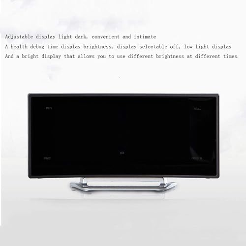 Miniatura 6 de Reloj de pared, reloj de mesa, pantalla grande, LED, pantalla curva, radio, despertador, sala de estar, dormitorio, oficina, reloj digital