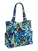 Vera Bradley Pleated Tote in Midnight Blues