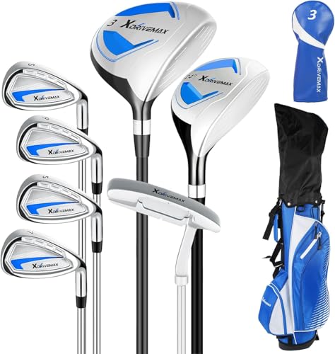 8 Pieces Complete Golf Club Set for Men Left or Right Handed – Mens Golf Clubs Full Set with...