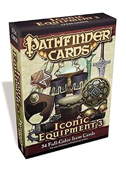 Board Game Pathfinder Cards: Iconic Equipment 3 Item Cards Deck Book
