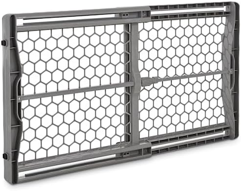 EveryYay in The Zone Easy-Fit Plastic Pet Gate 28-42" W X 23" H 23 IN H