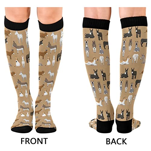 Image of Fisyme Socks for Women Men, Warm Comfort Athletic Crew Running Hiking Cycling Compression Socks