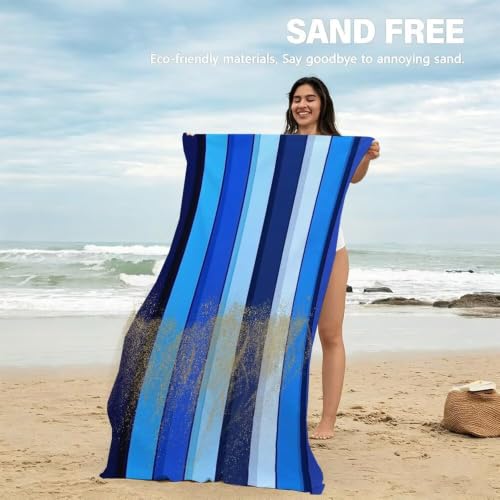 Serviette de bain douce et durable en microfibre de grande taille 200x100 - 4