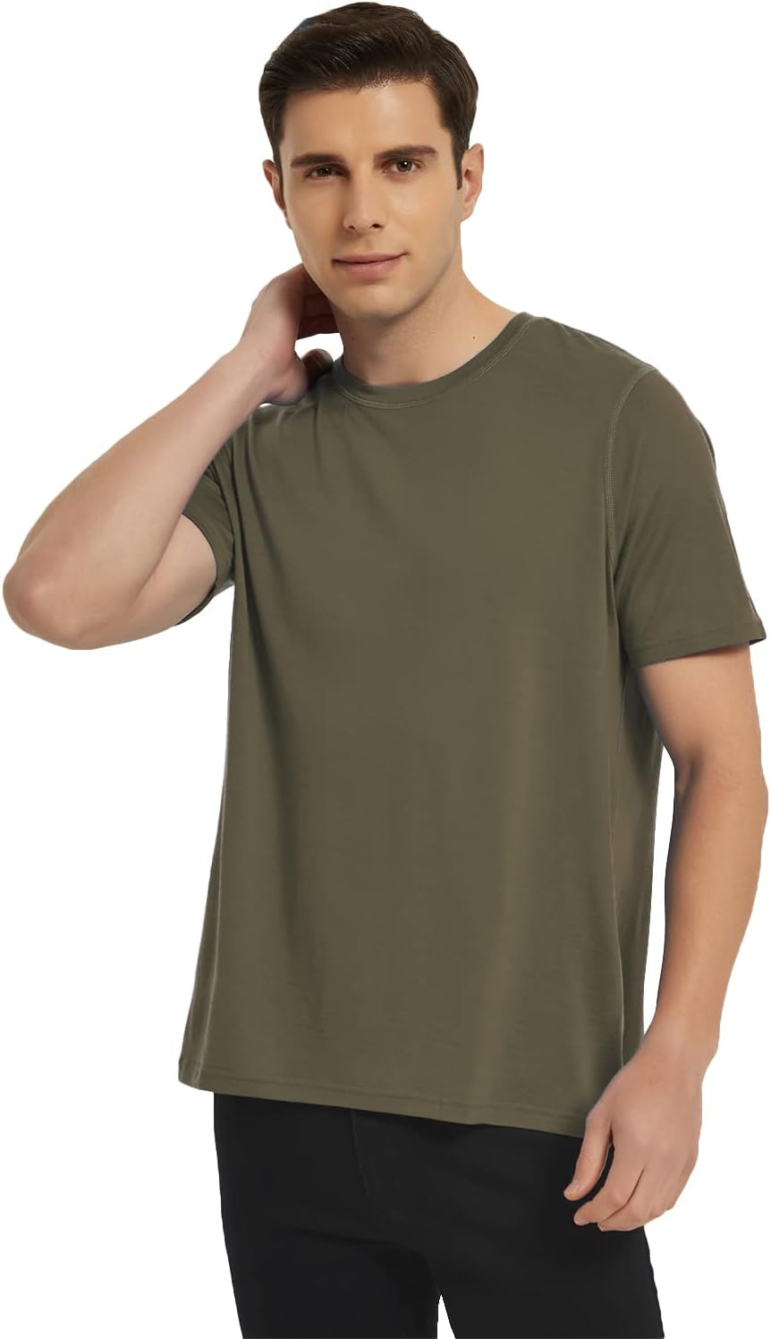 METARINO Merino Wool T-Shirts Mens Short Sleeve Lightweight Base Layer for Hiking,Travel,Hunting,Cycling - Image 4