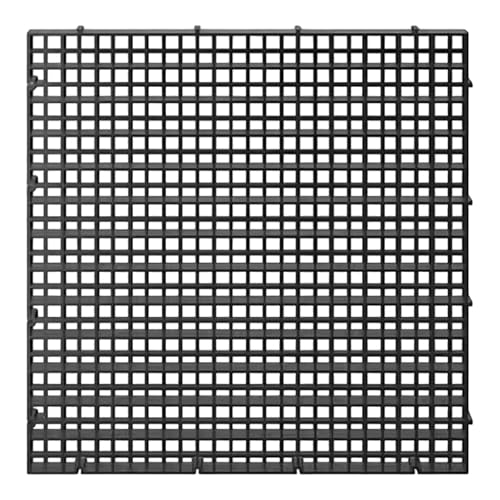 Generic 水槽分離システム、フィルターカバー、水槽表面、グリッド、簡単な組み立て, 黒, 30x30x1cm