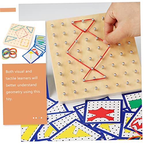 Totority 1 Conjunto Montessori Placa De Unhas Brinquedos Educativos Para Crianças Brinquedos Educati